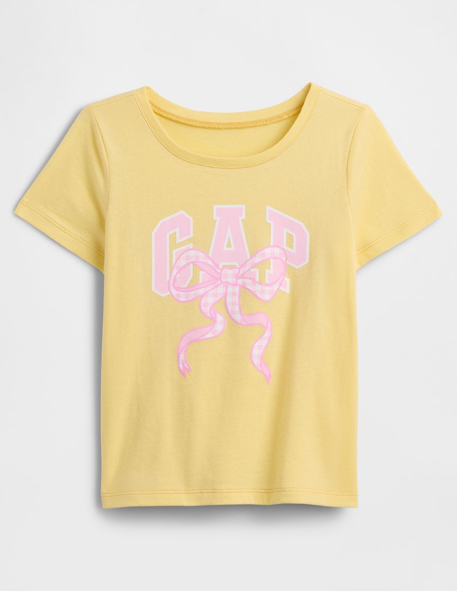 Playera manga corta para bebé niña Playera manga corta para bebé niña