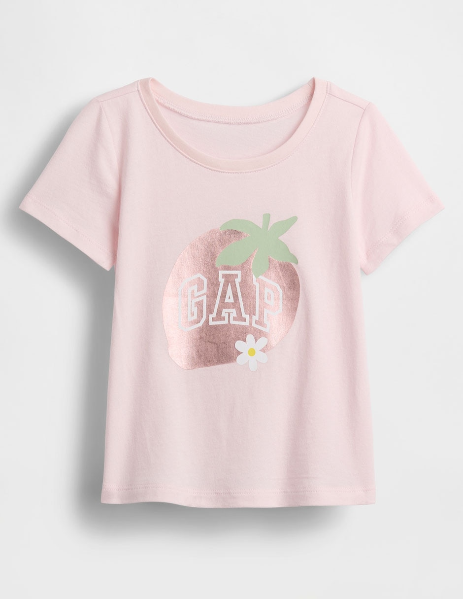 Playera manga corta para bebé niña Playera manga corta para bebé niña