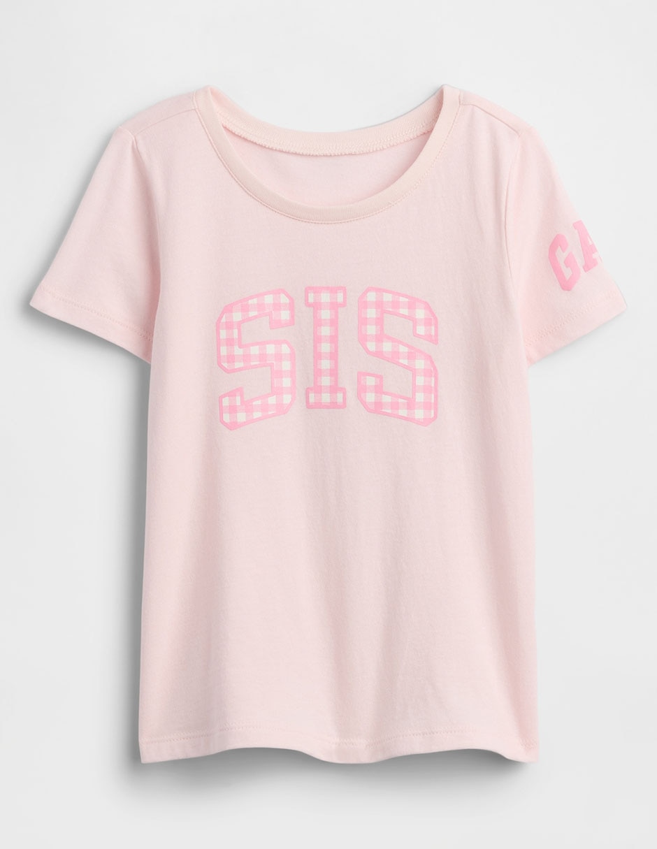 Playera manga corta para bebé niña Playera manga corta para bebé niña