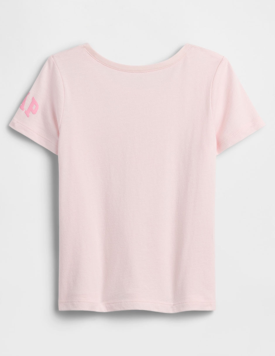 Playera manga corta para bebé niña