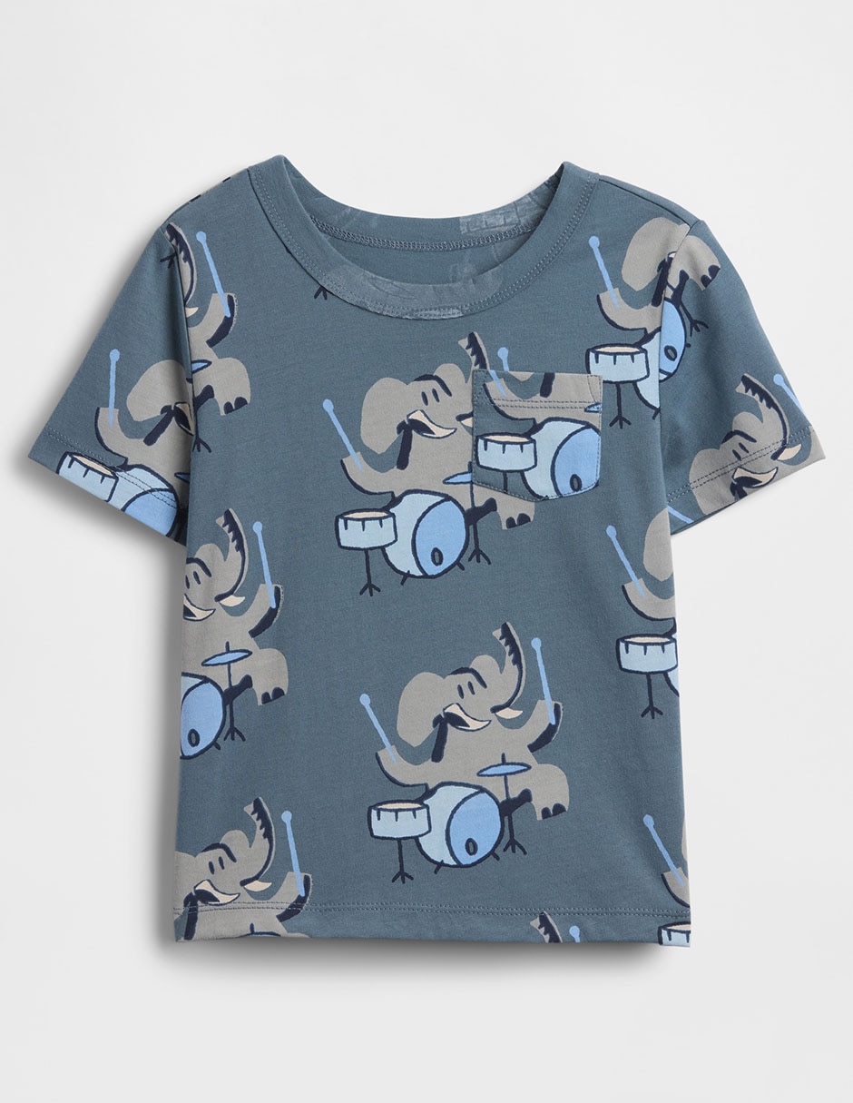 Playera manga corta para bebé niño Playera manga corta para bebé niño
