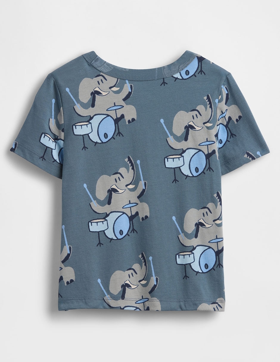 Playera manga corta para bebé niño