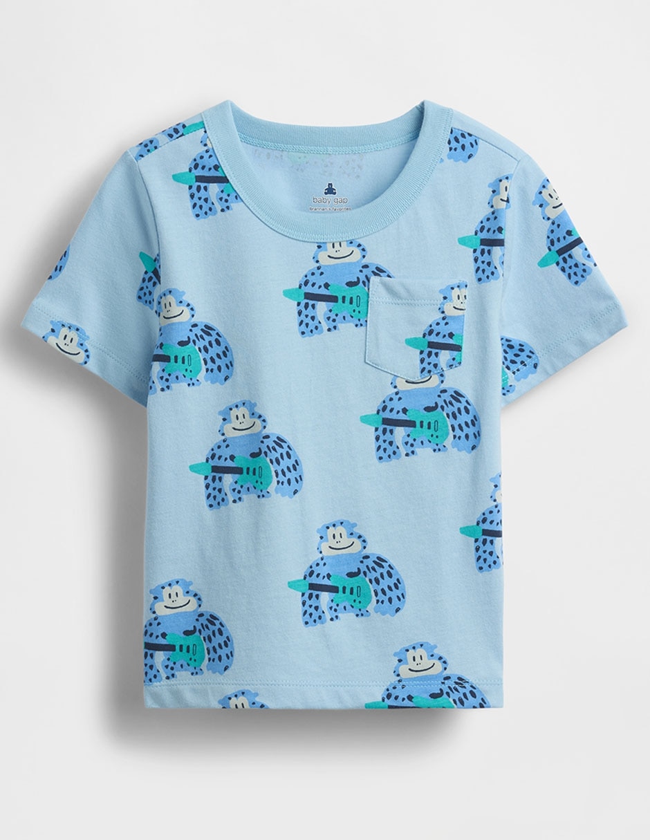 Playera manga corta para bebé niño Playera manga corta para bebé niño