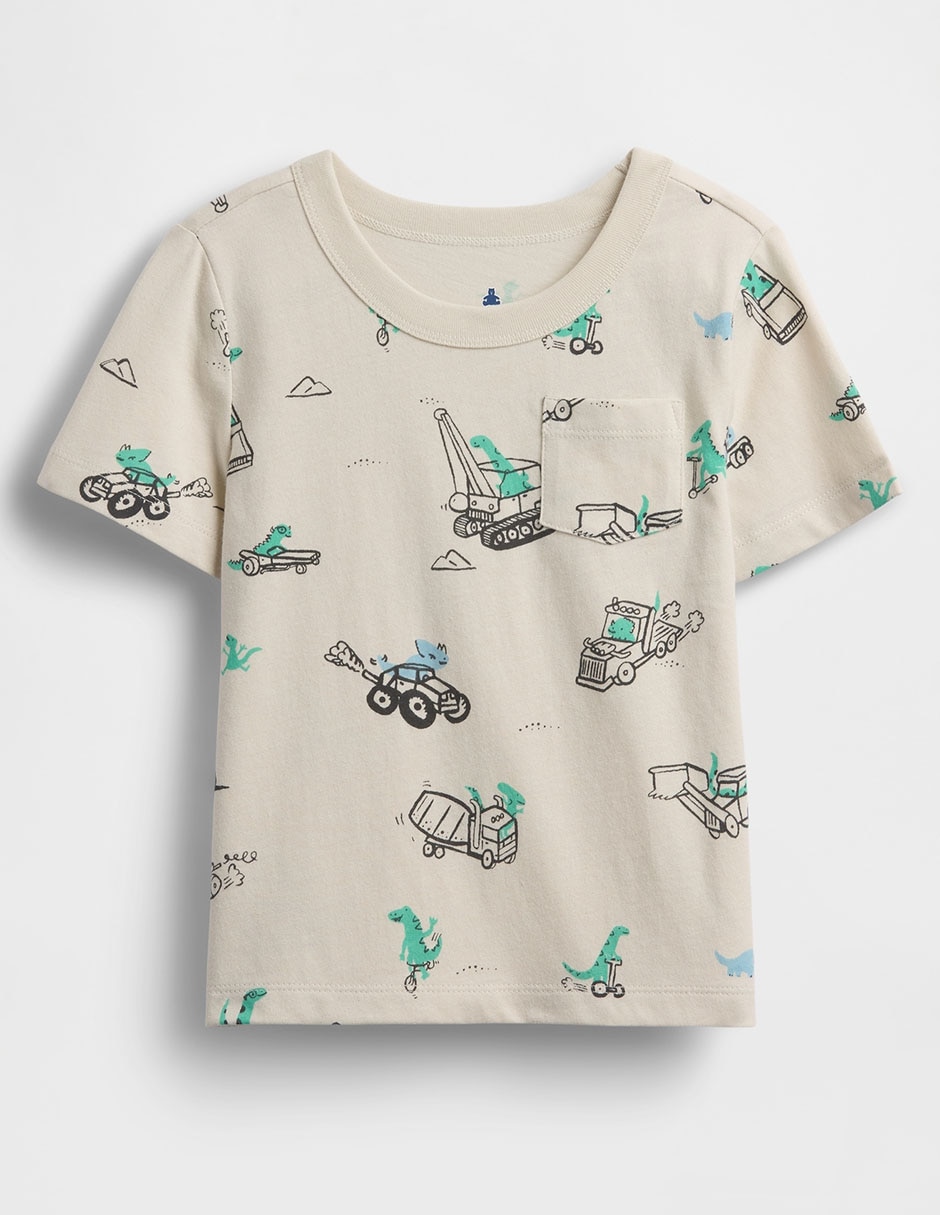 Playera manga corta para bebé niño