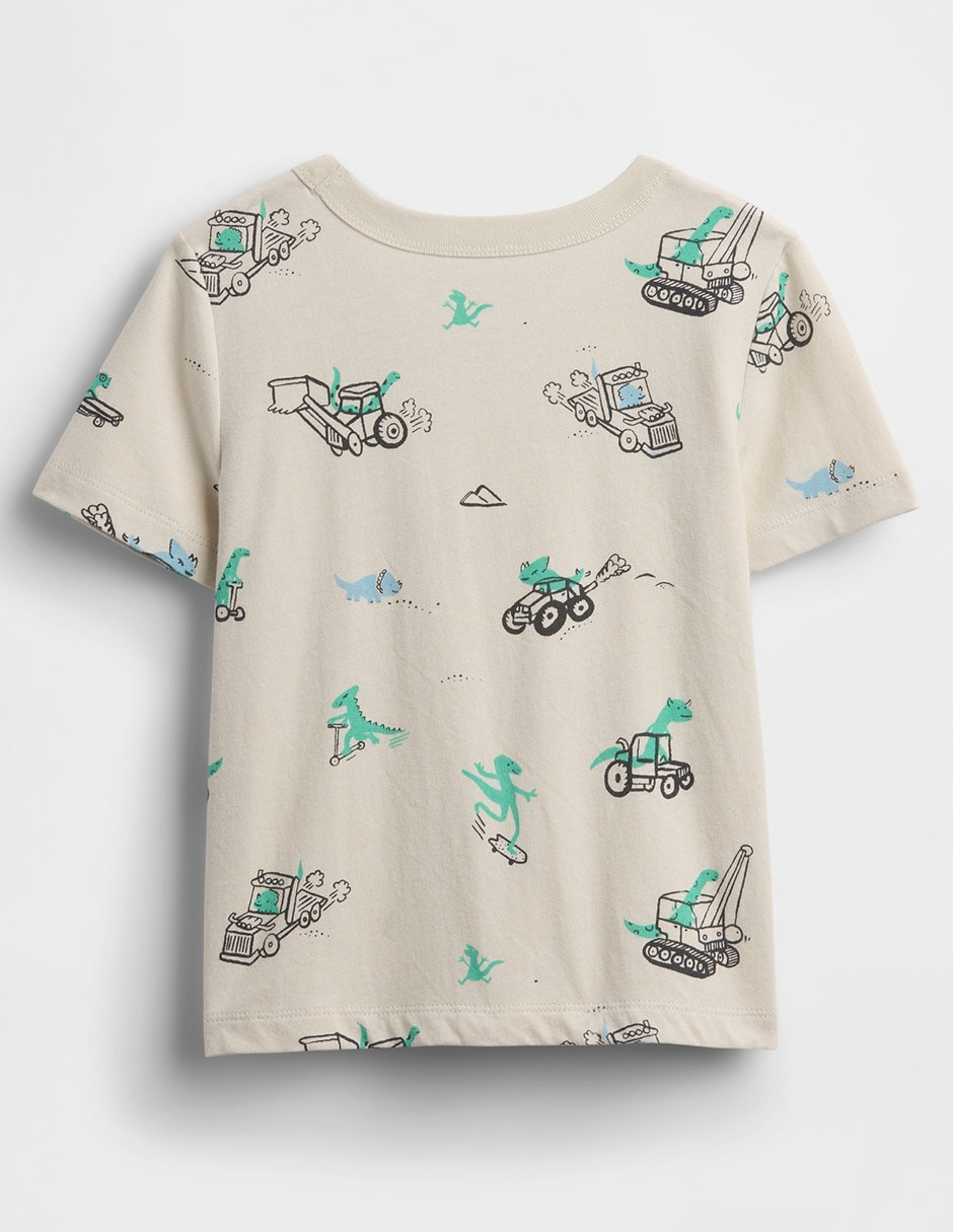 Playera manga corta para bebé niño
