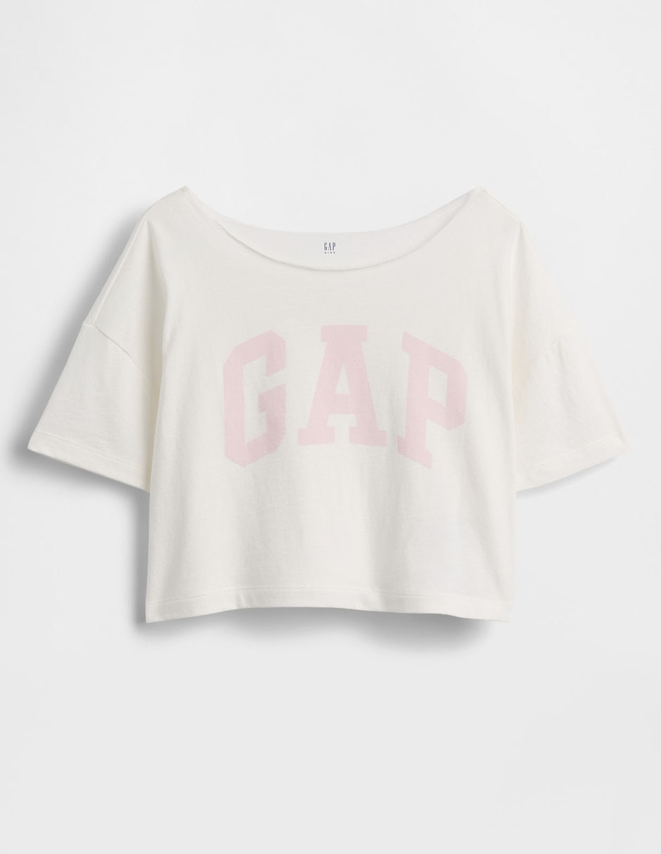 Playera manga corta para niña