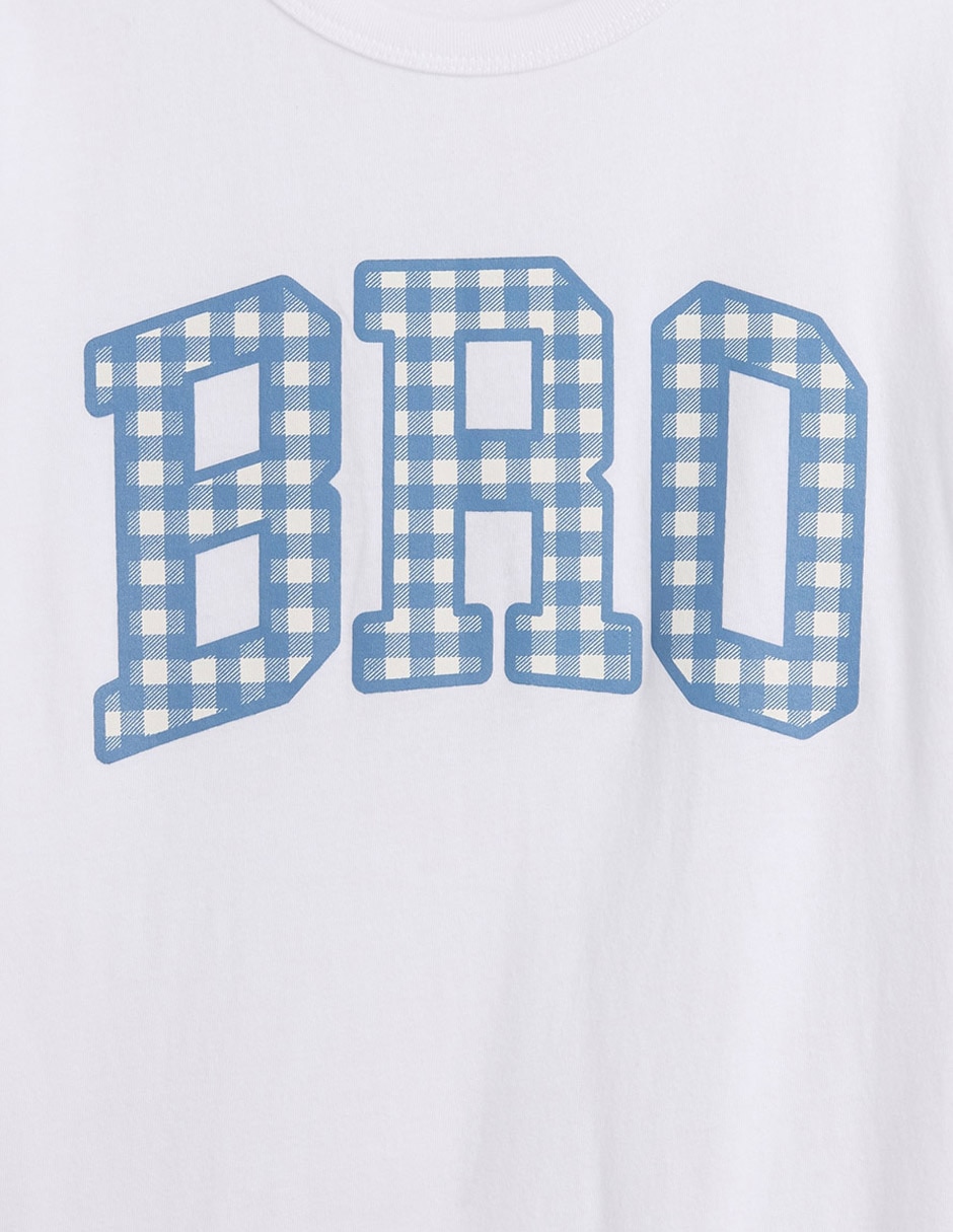 Playera manga corta para niño