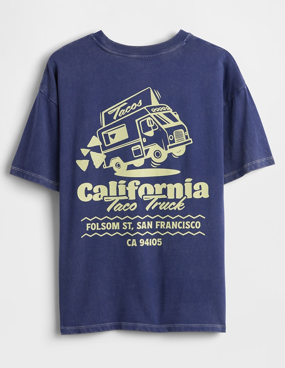 Playera manga corta para niño