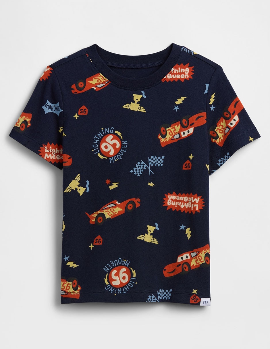 Playera Rayo McQueen Cars manga corta para bebé niño