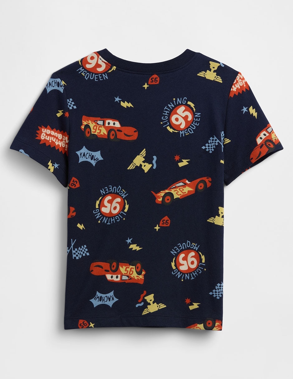 Playera Rayo McQueen Cars manga corta para bebé niño 2