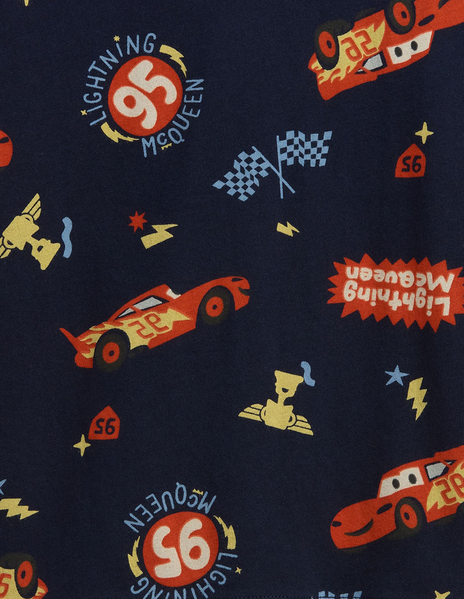 Playera Rayo McQueen Cars manga corta para bebé niño 3