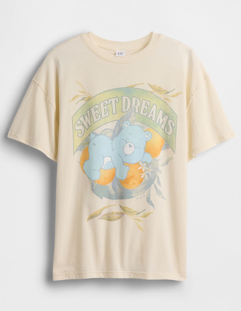 Playera Care Bears manga corta para niña Playera Care Bears manga corta para niña