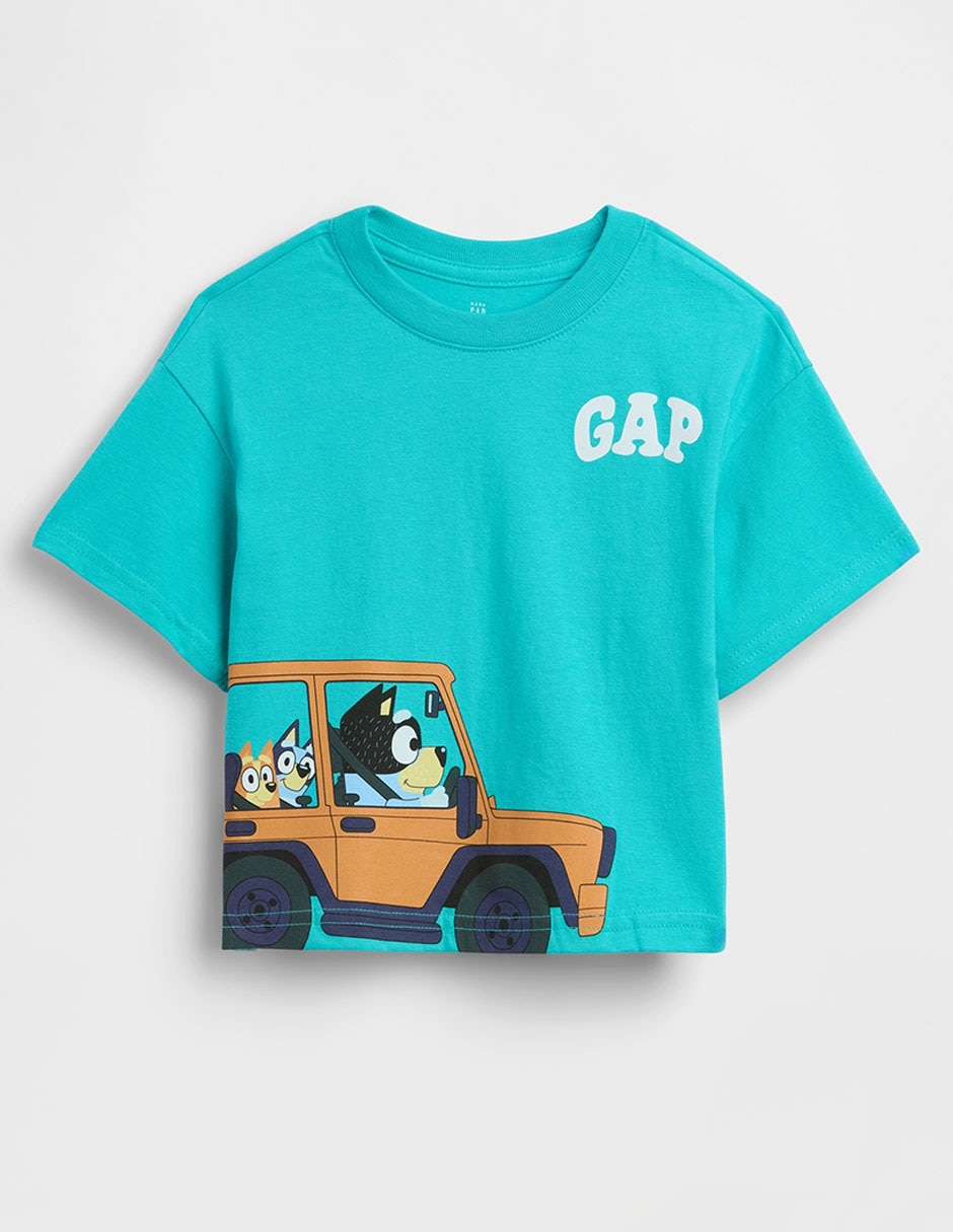 Playera Bluey manga corta para bebé niño