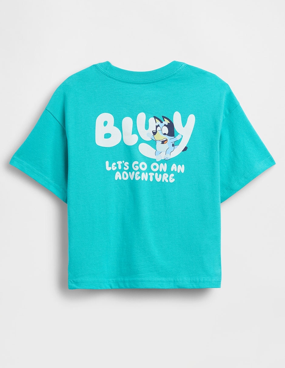Playera Bluey manga corta para bebé niño 2