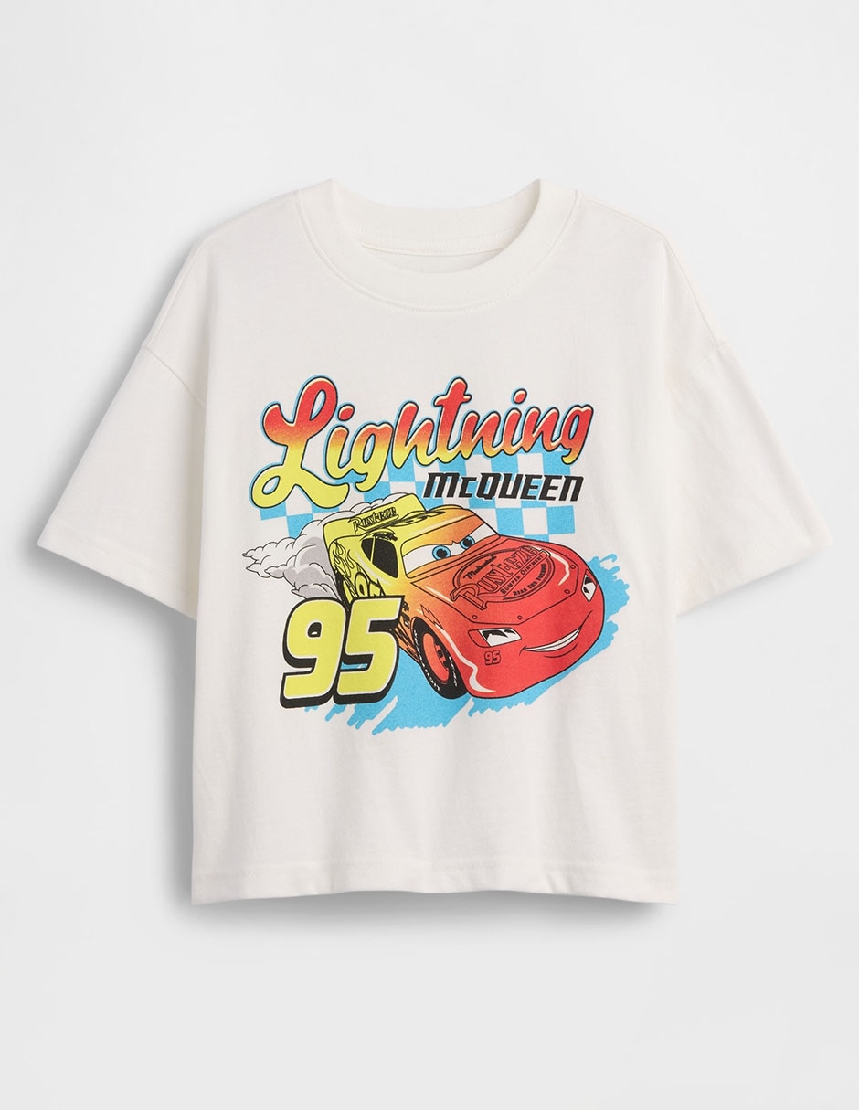 Playera Cars manga corta para niño