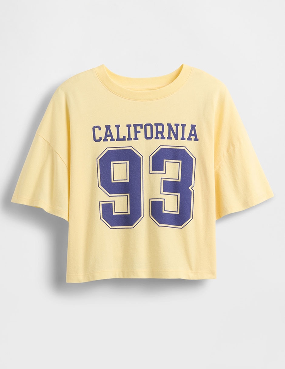 Playera manga corta para niña