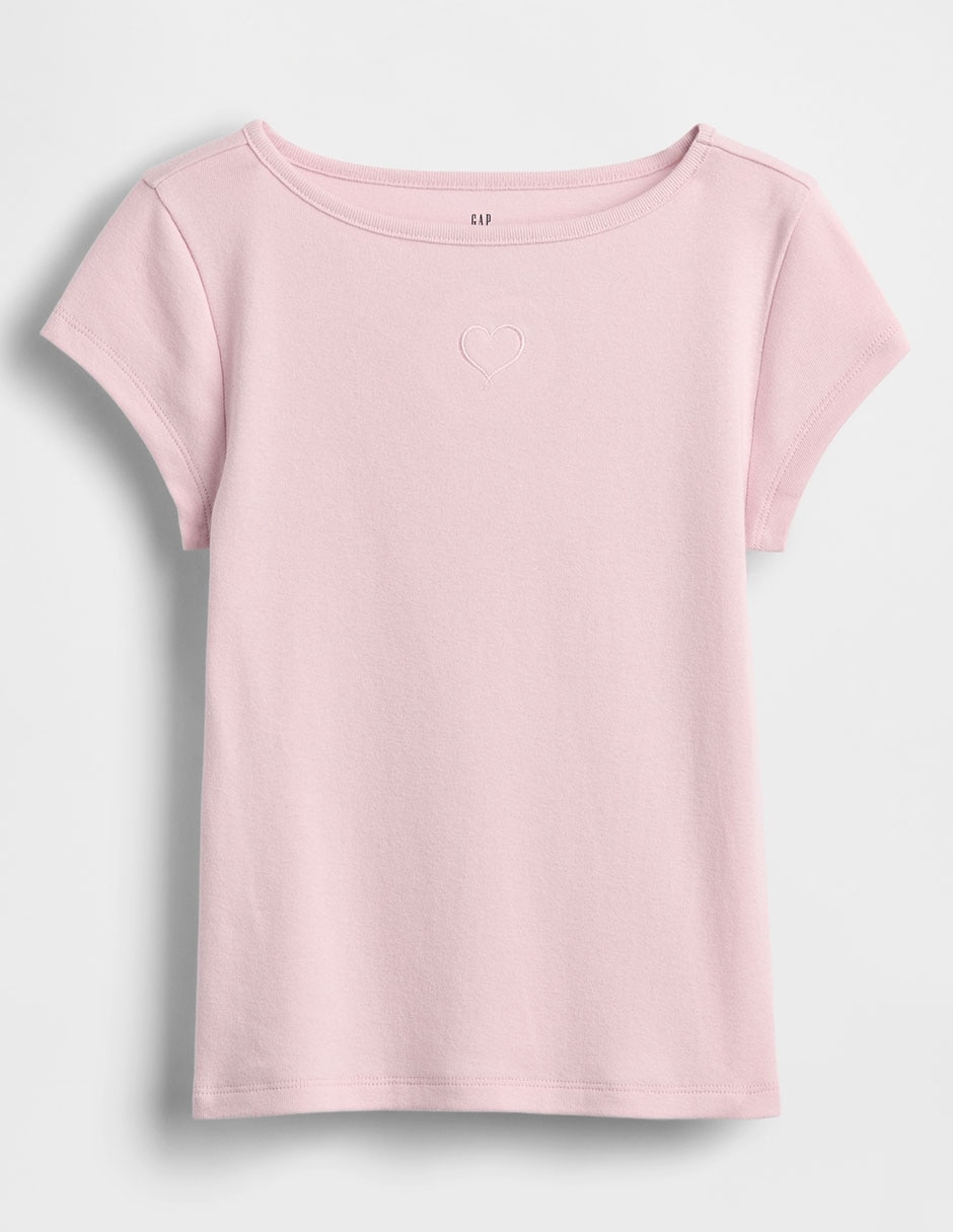 Playera manga corta para niña 4