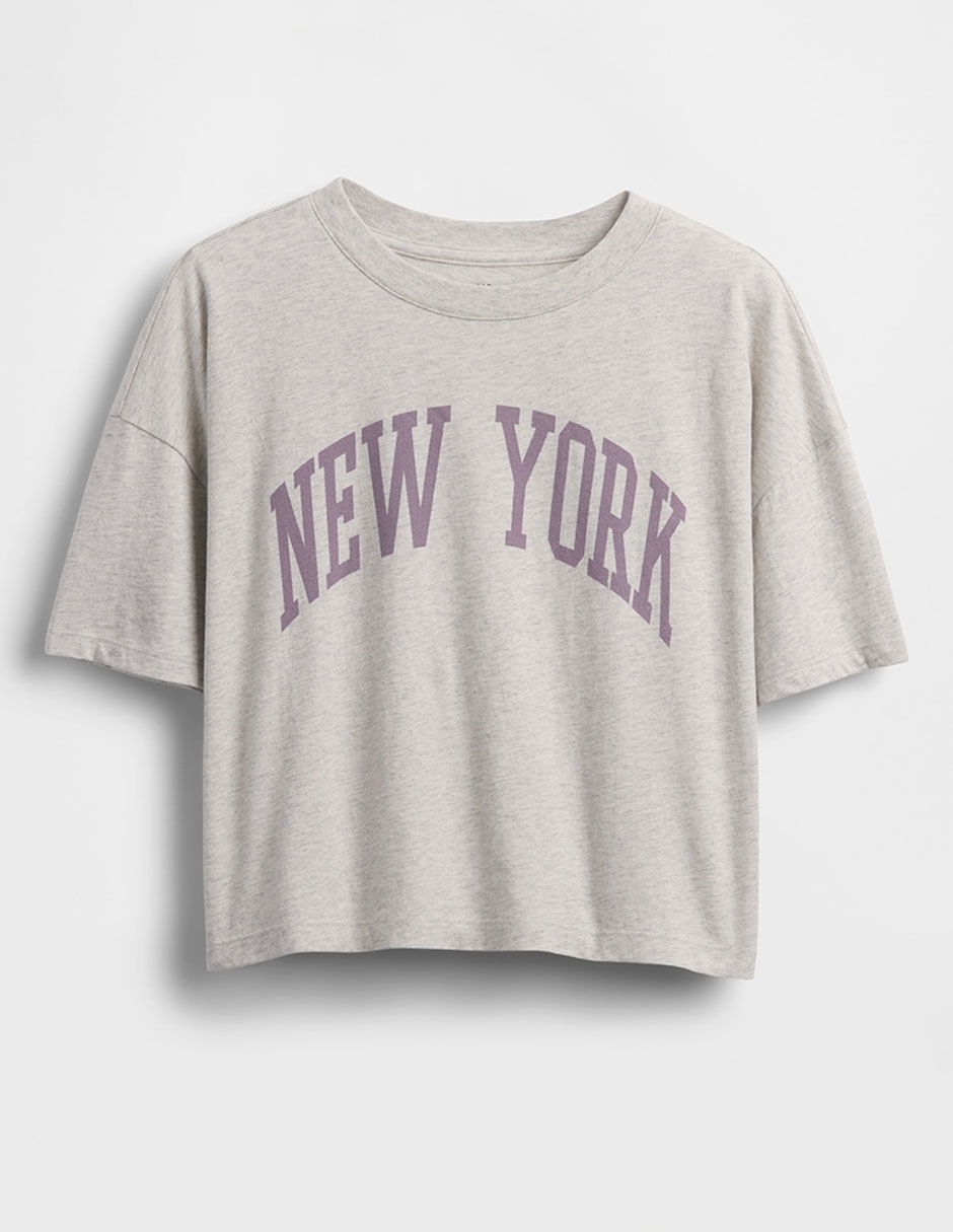 Playera manga corta para niña