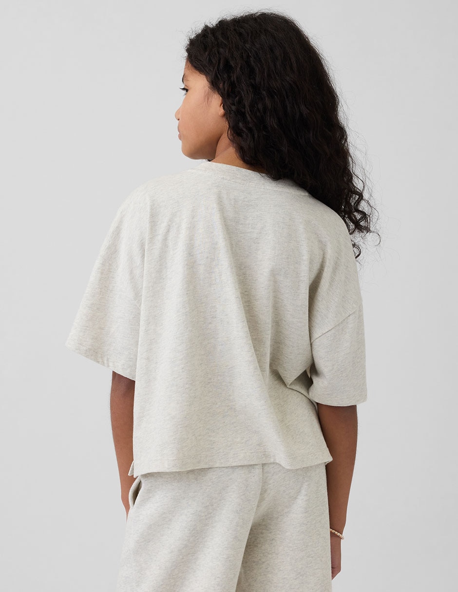 Playera manga corta para niña