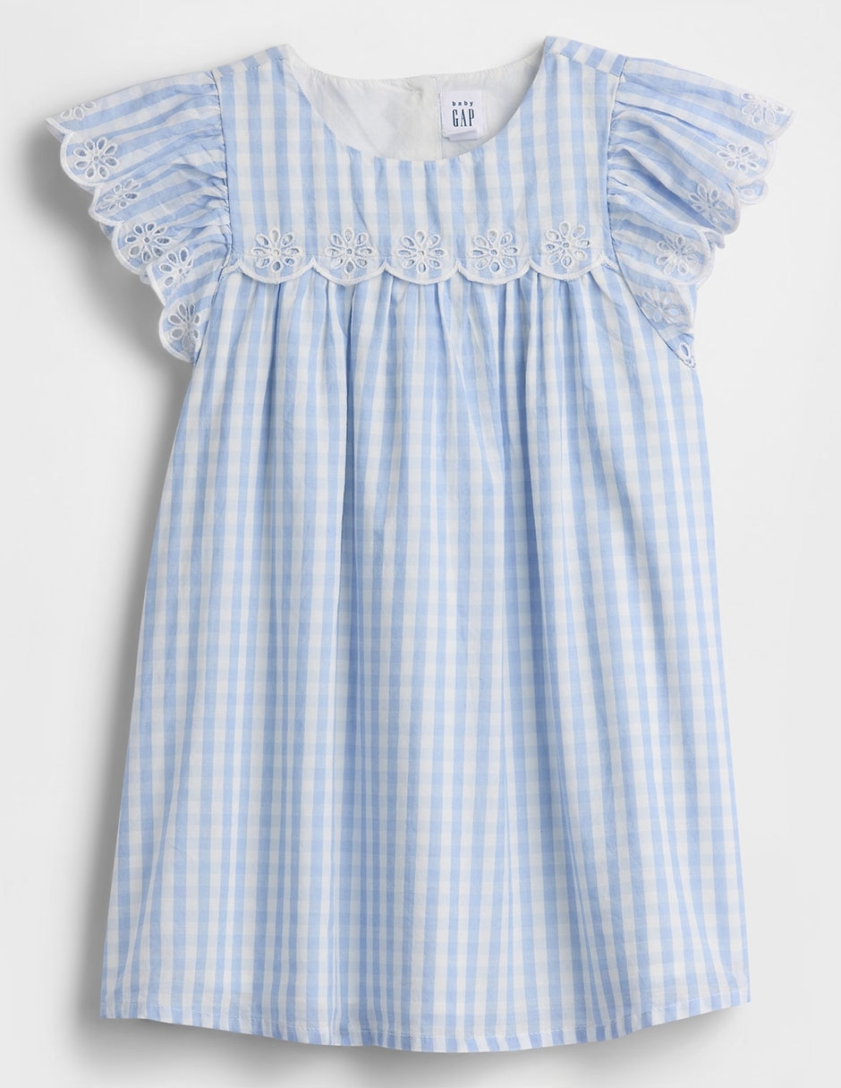 Vestido manga mariposa para niña