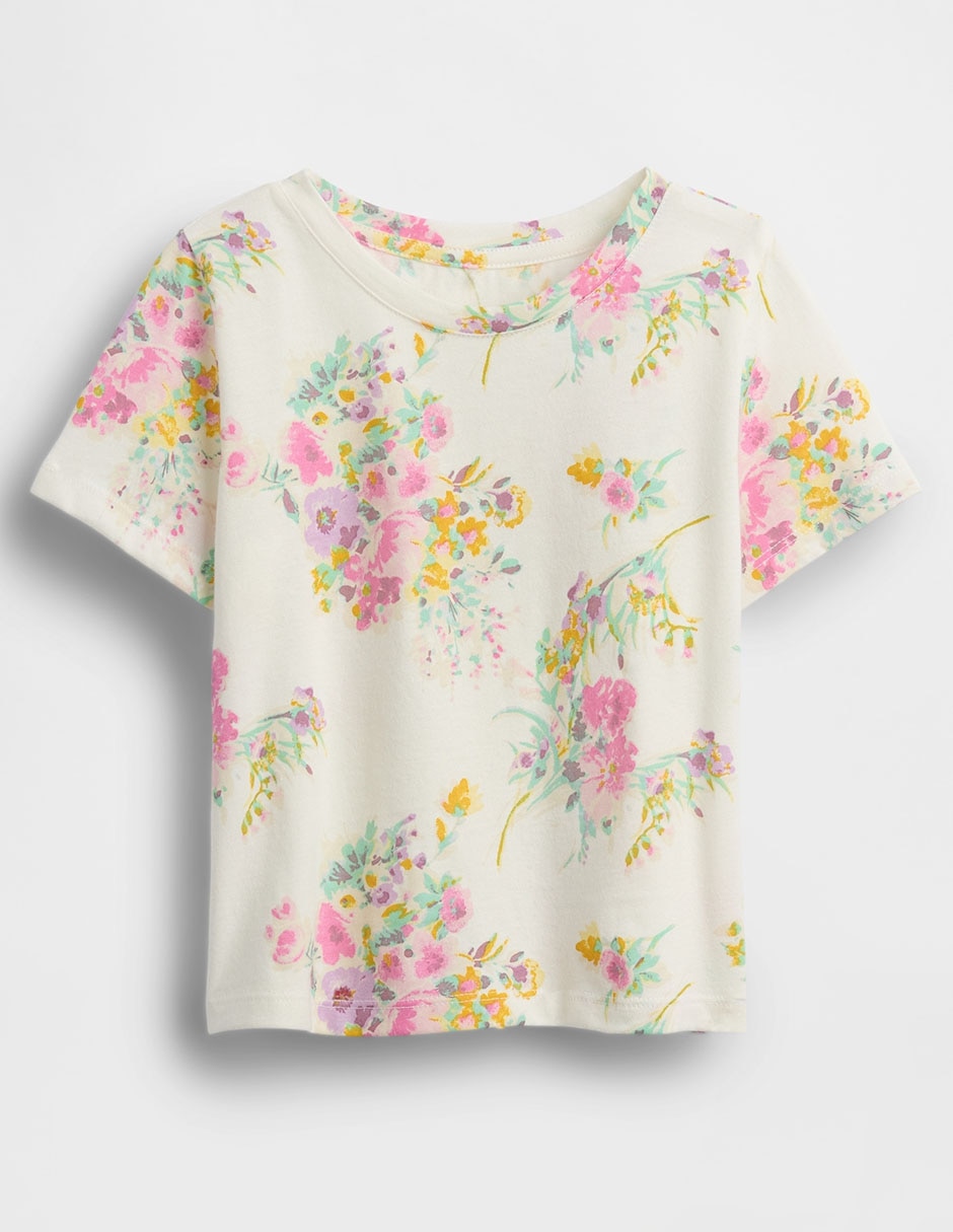 Playera manga corta para bebé niña