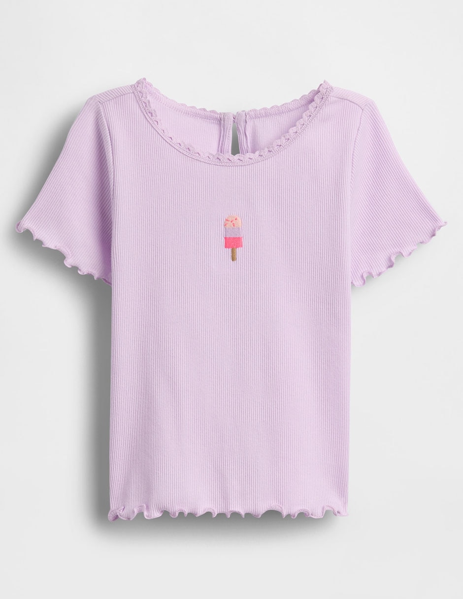 Playera manga corta para bebé niña 1