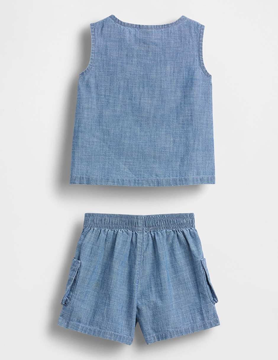Conjunto casual de algodón para bebé niño