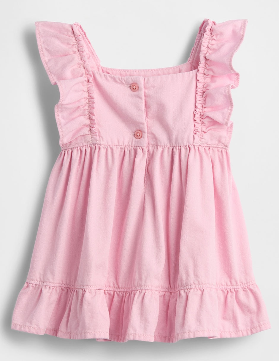 Vestido casual de algodón para bebé niña