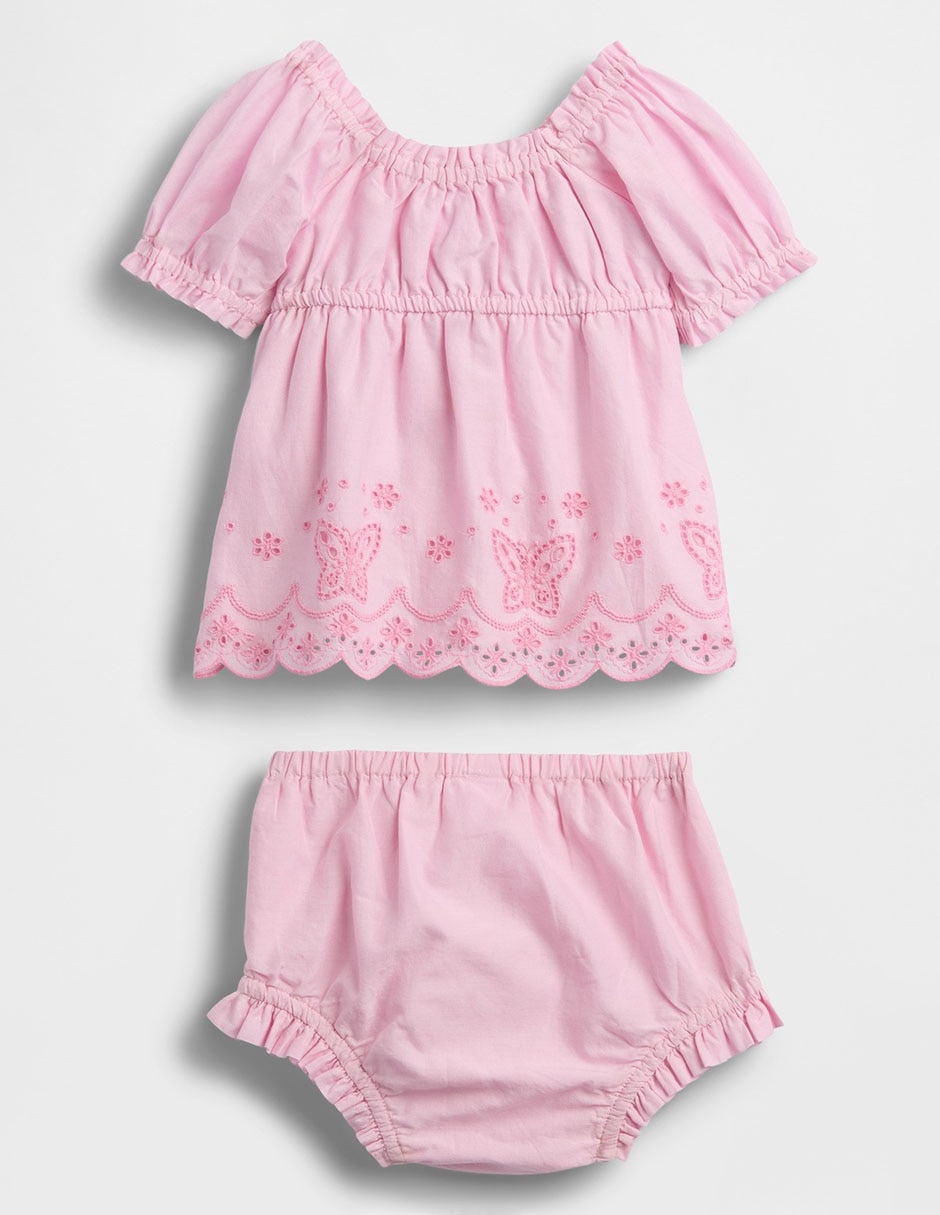 Conjunto de algodón para bebé niña 4