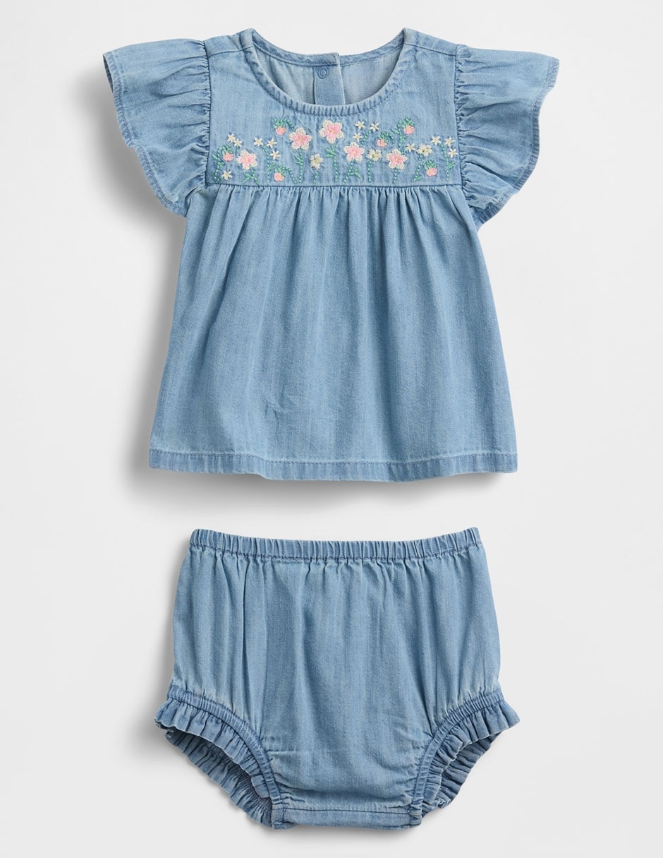 Conjunto de algodón para bebé niña Conjunto de algodón para bebé niña