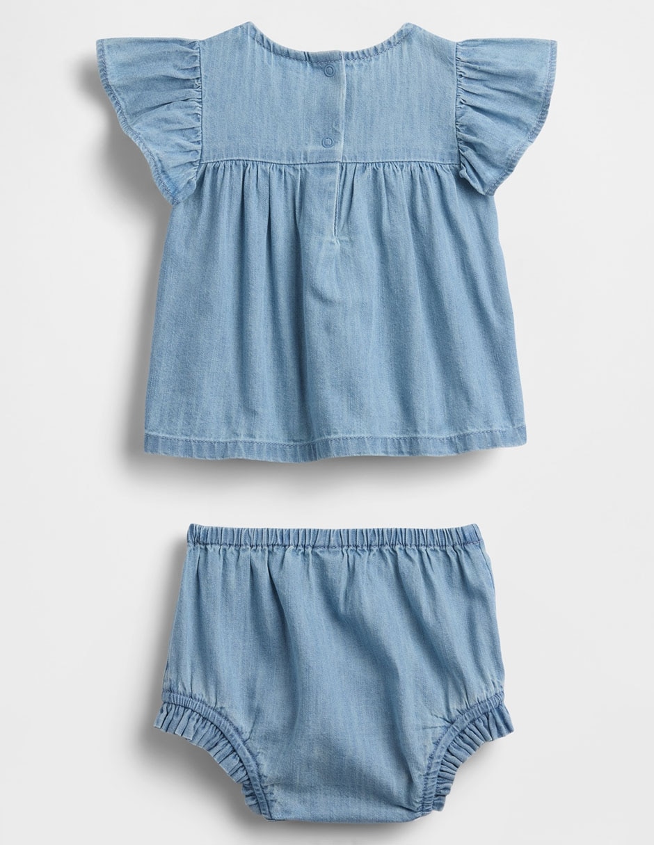 Conjunto de algodón para bebé niña