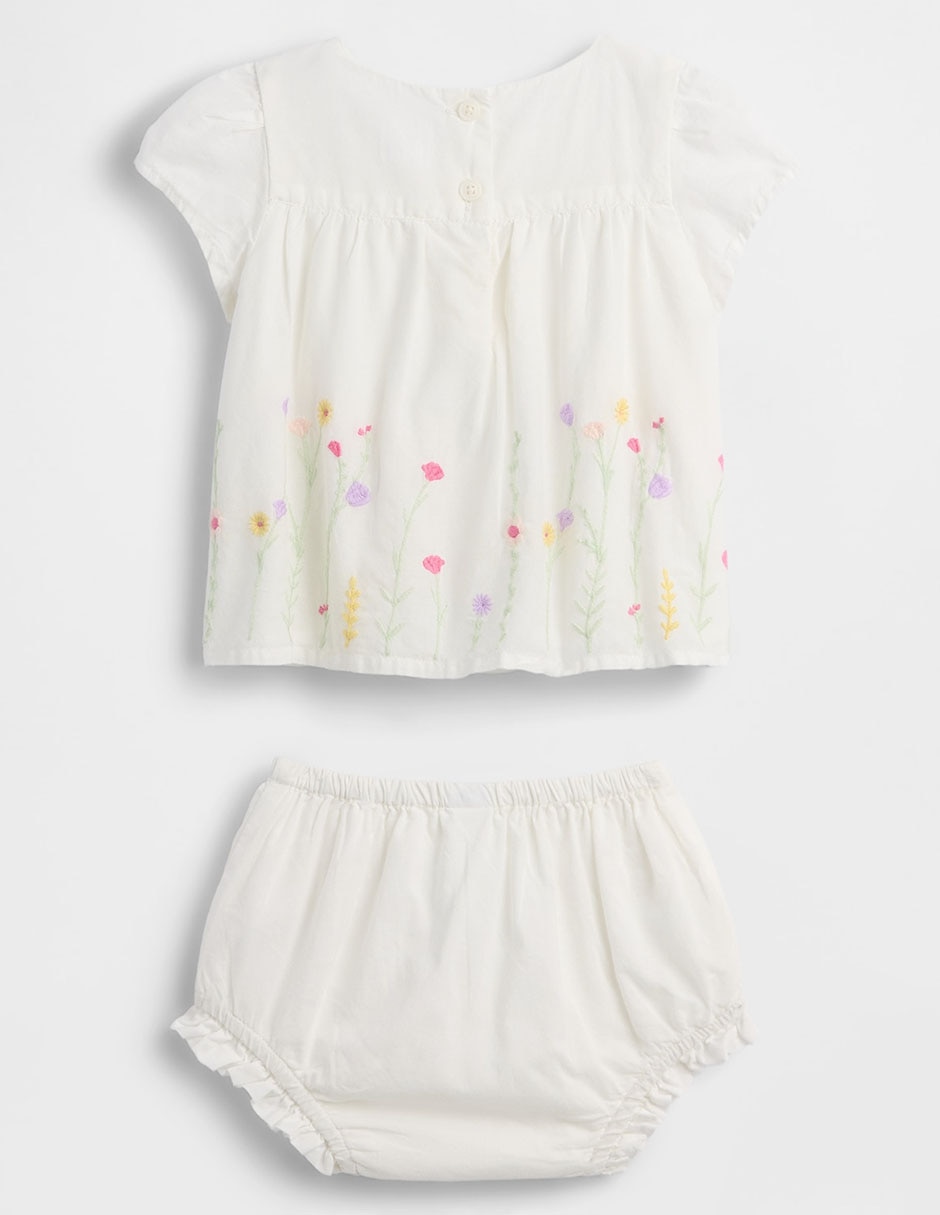 Conjunto de algodón para bebé niña