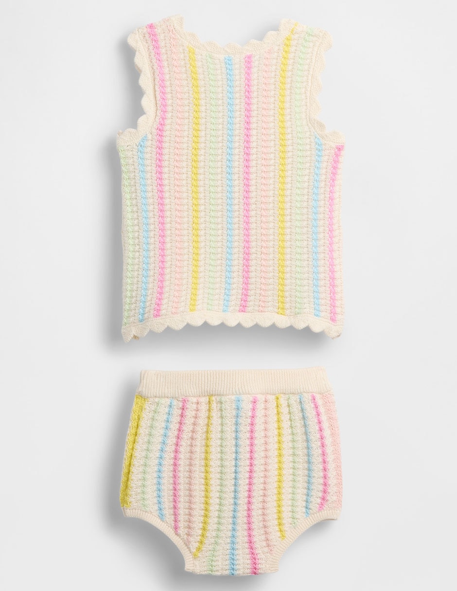 Conjunto de algodón para bebé niña