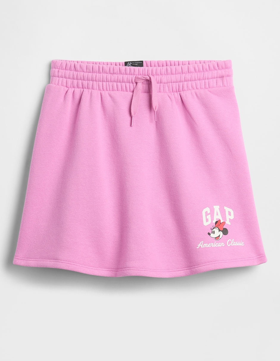 Falda short de algodón para niña Falda short de algodón para niña