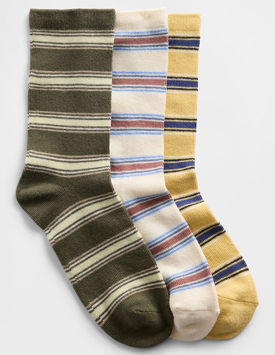 Set de calcetín de algodón para niño 3 pares