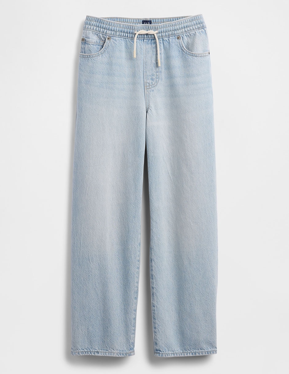 Jeans baggy lavado claro para niño 6
