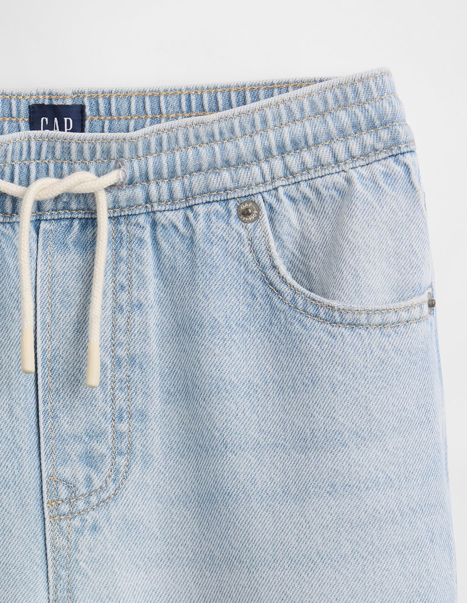 Jeans baggy lavado claro para niño 9