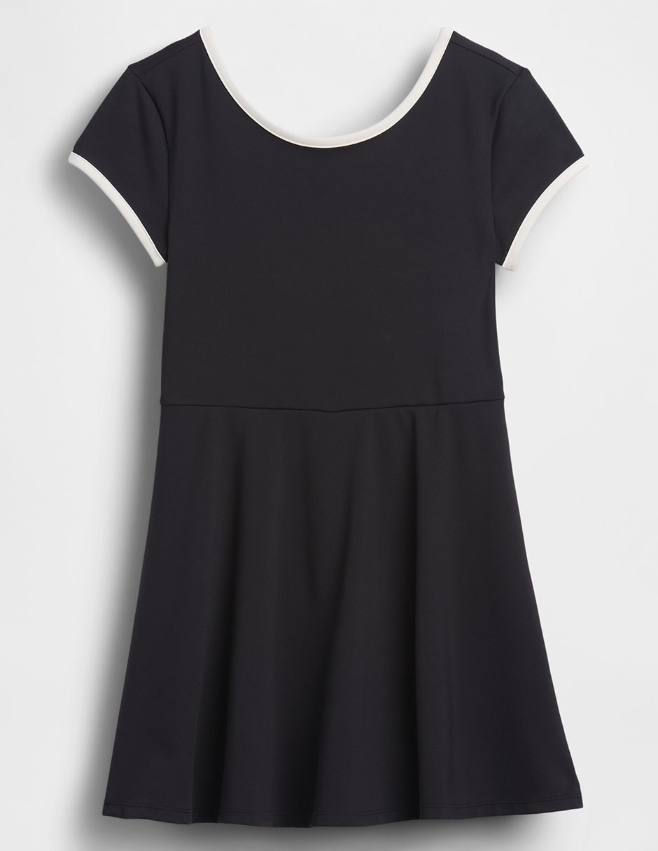 Vestido manga cap para niña 2