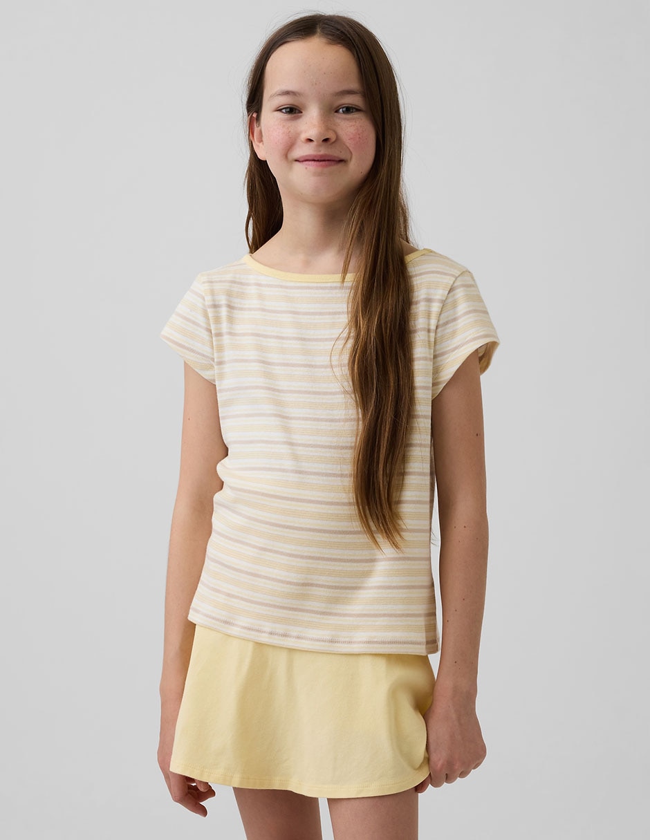 Playera manga corta para niña Playera manga corta para niña