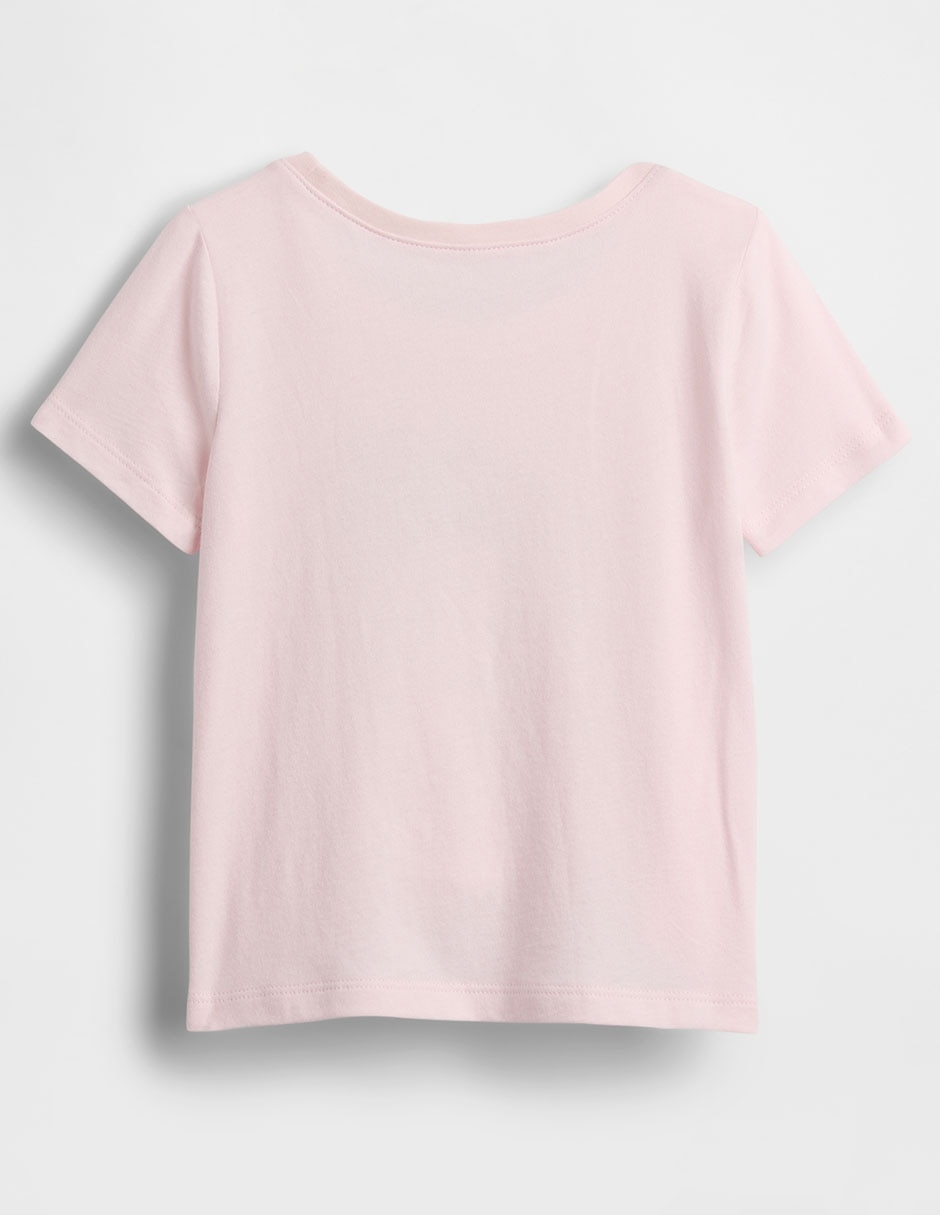 Playera manga corta para bebé niña