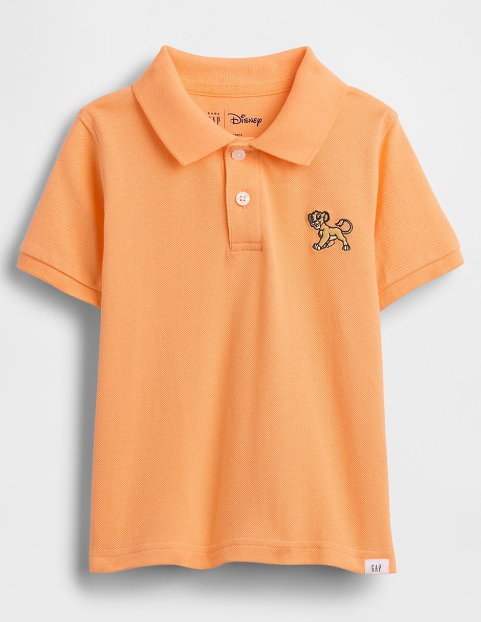 Playera tipo polo Pato Donald de algodón para niño