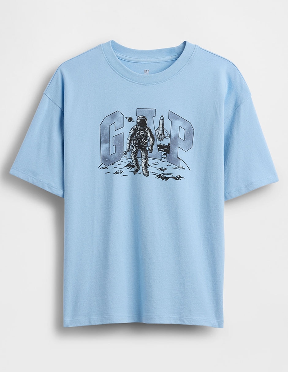 Playera manga corta para niño