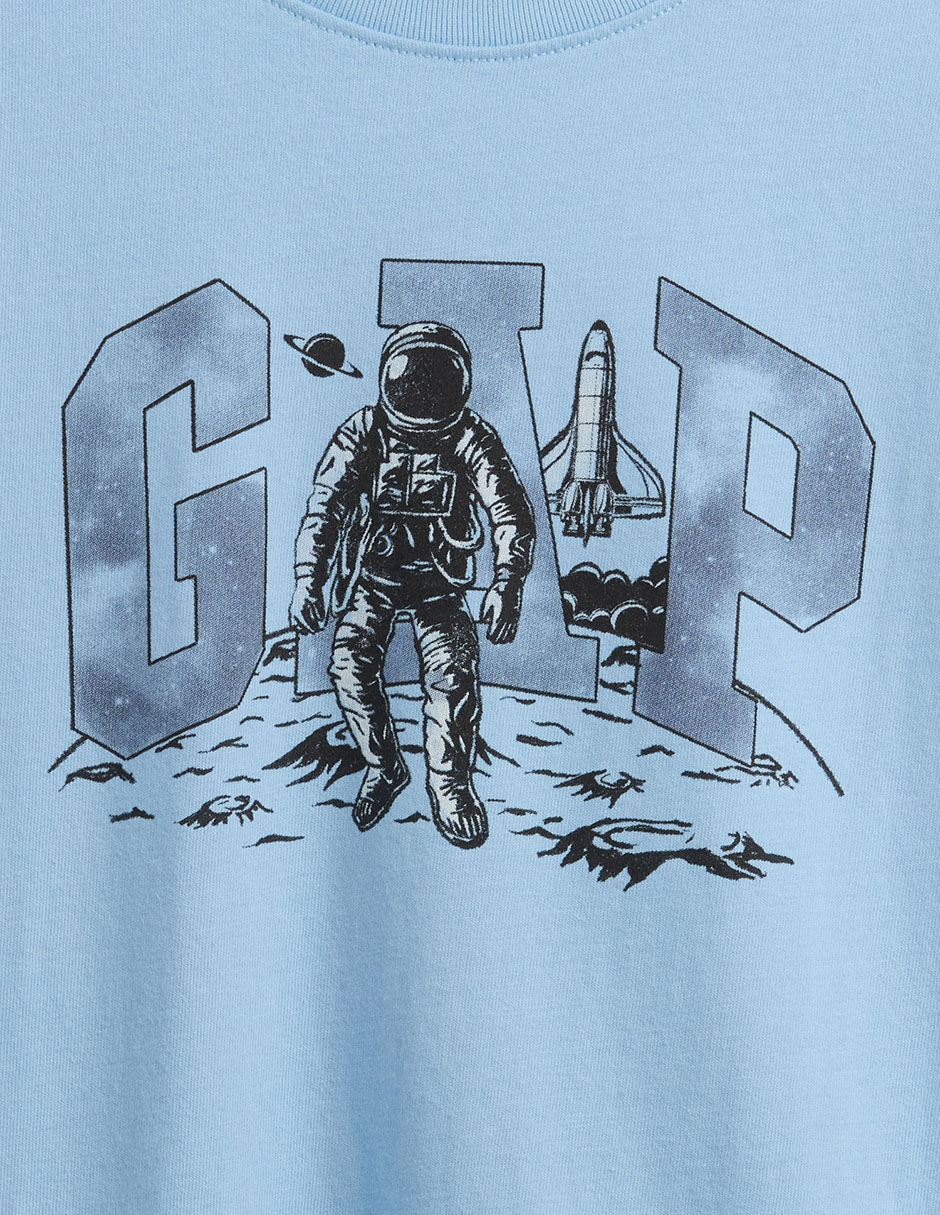 Playera manga corta para niño