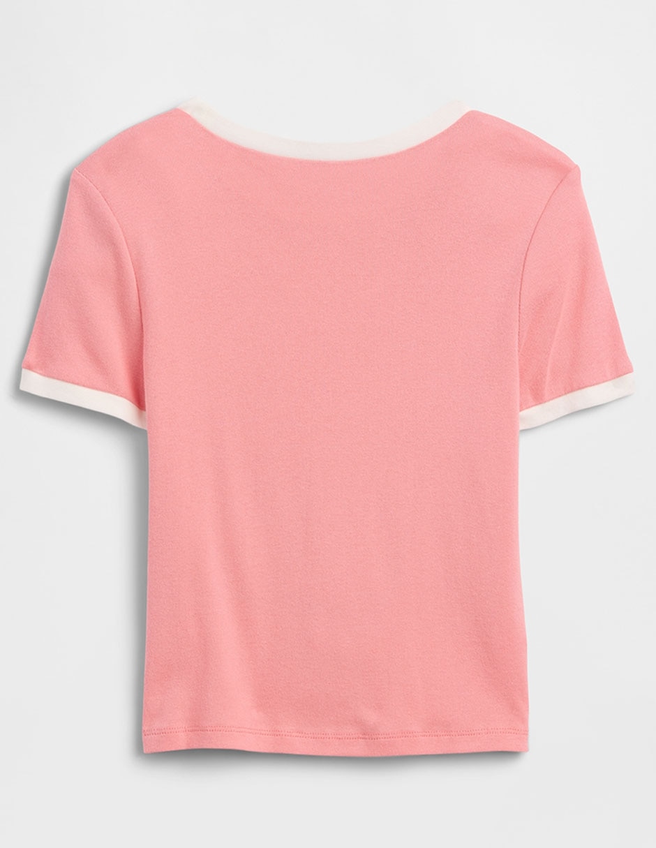 Playera manga corta para niña 2