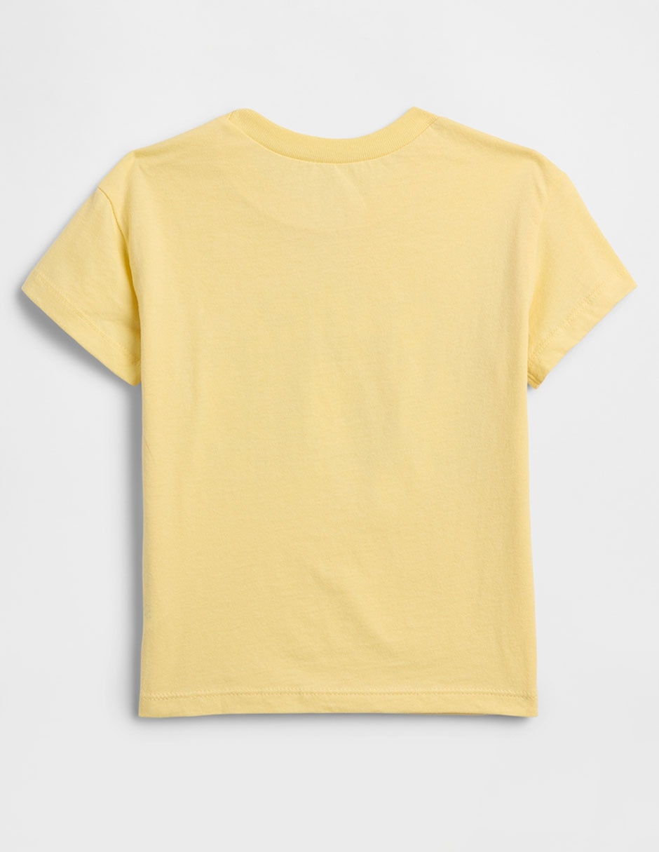 Playera Snoopy Peanuts manga corta para niña