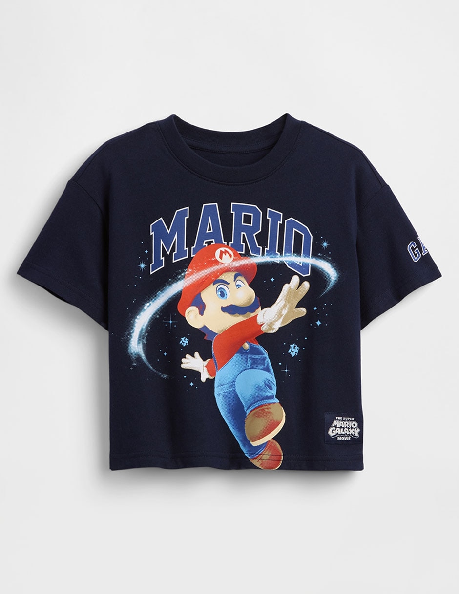 Playera Super Mario Bros manga corta para niño 1