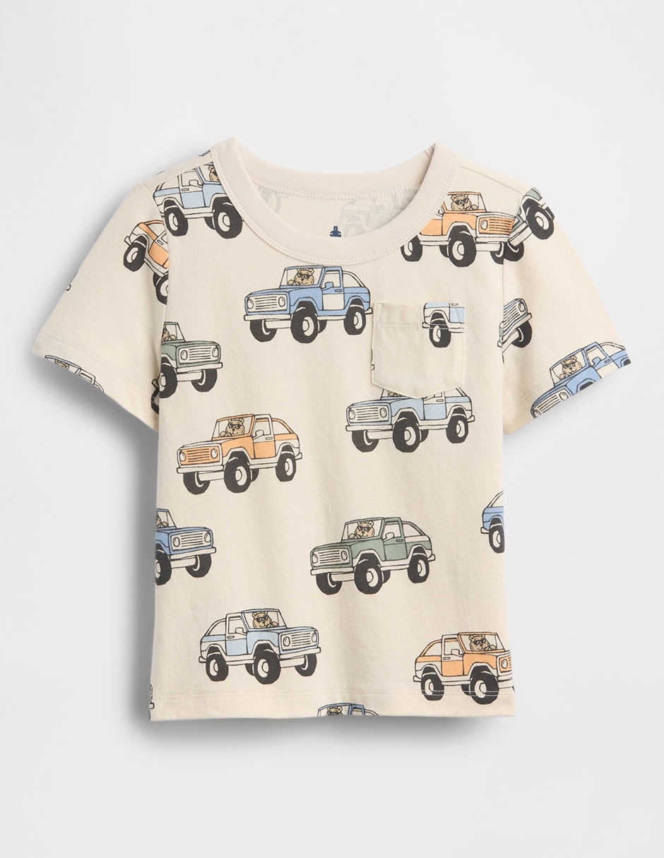 Playera manga corta para niño