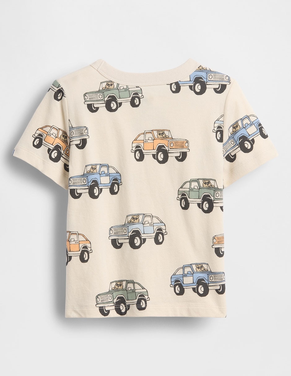 Playera manga corta para niño