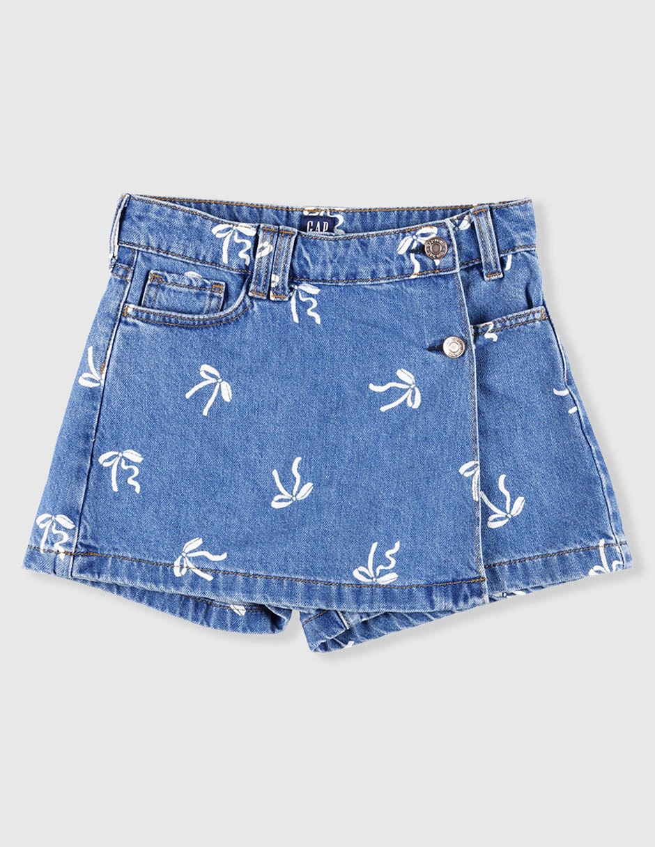 Falda short para niña