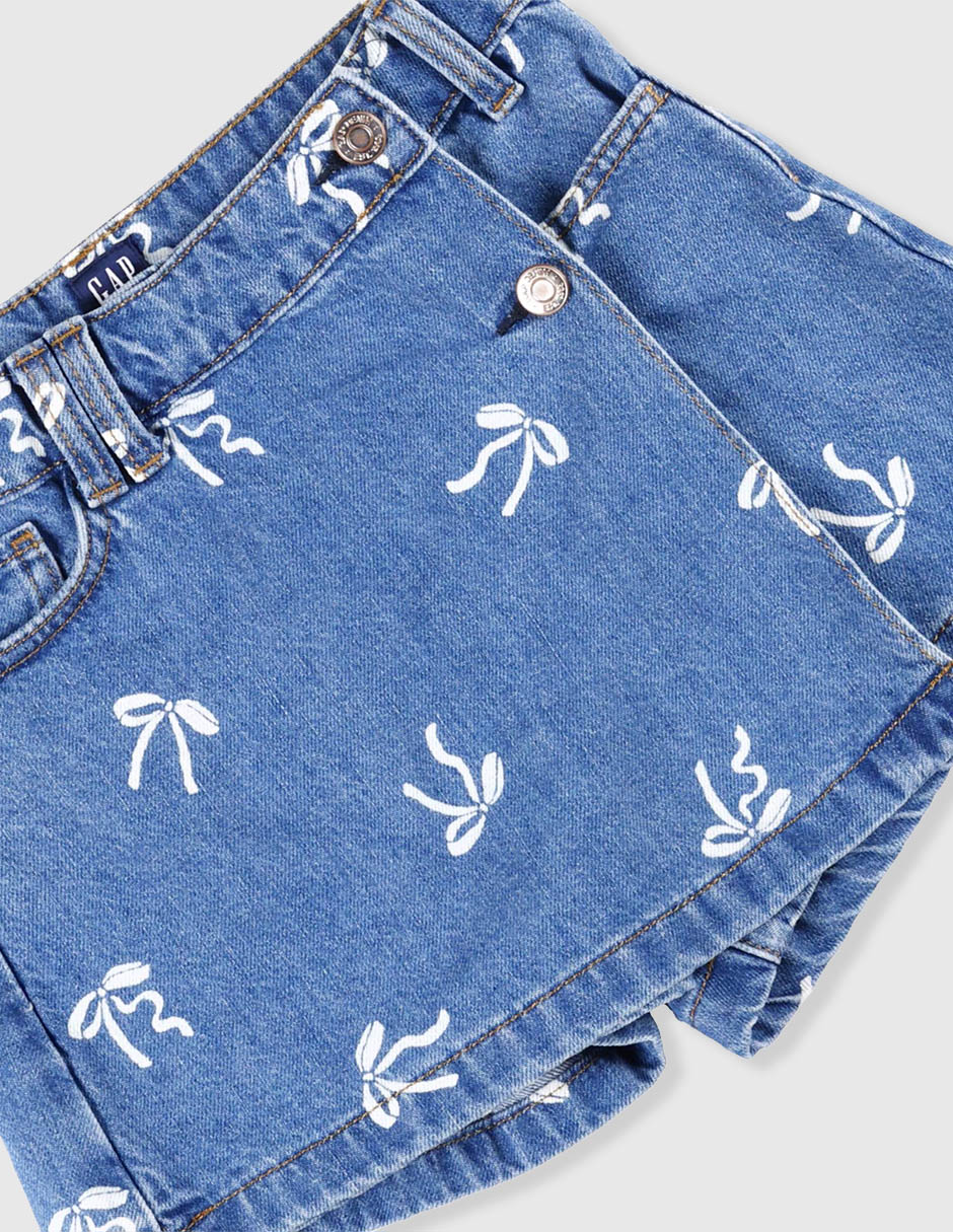 Falda short para niña